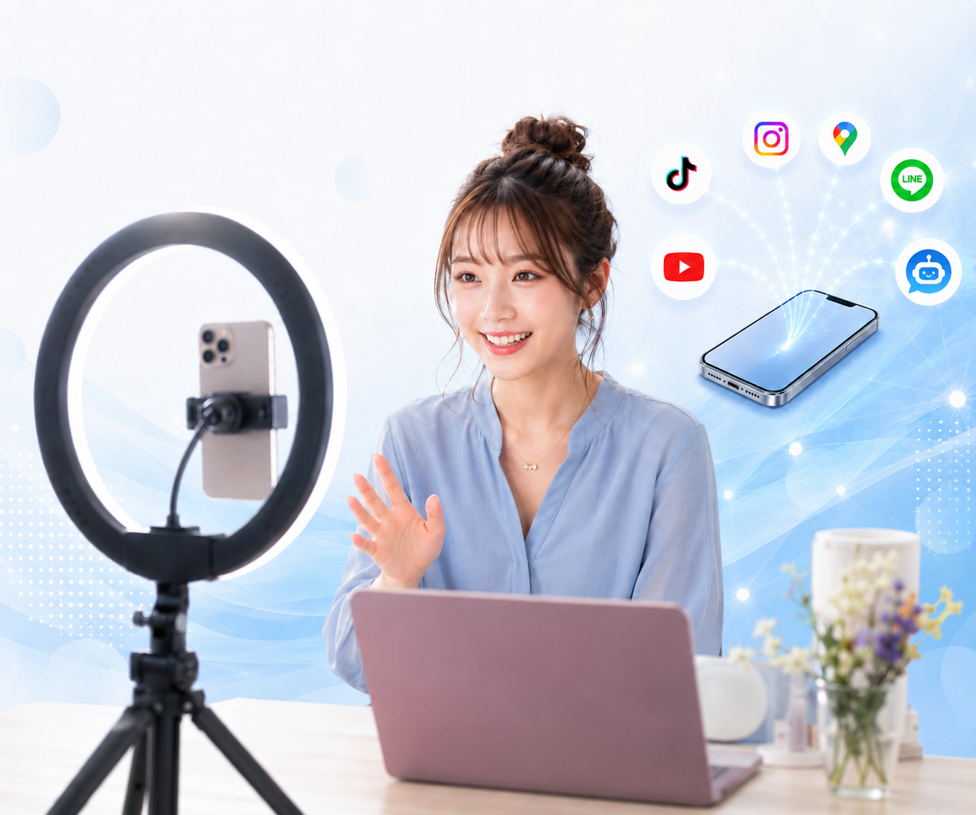 ステップ1：SNS・ライブ配信集客